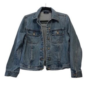 Bill Blass Denim Medium Wash Jean Jacket